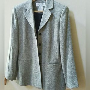 Vintage Larry Levine Blazer Black and Cream